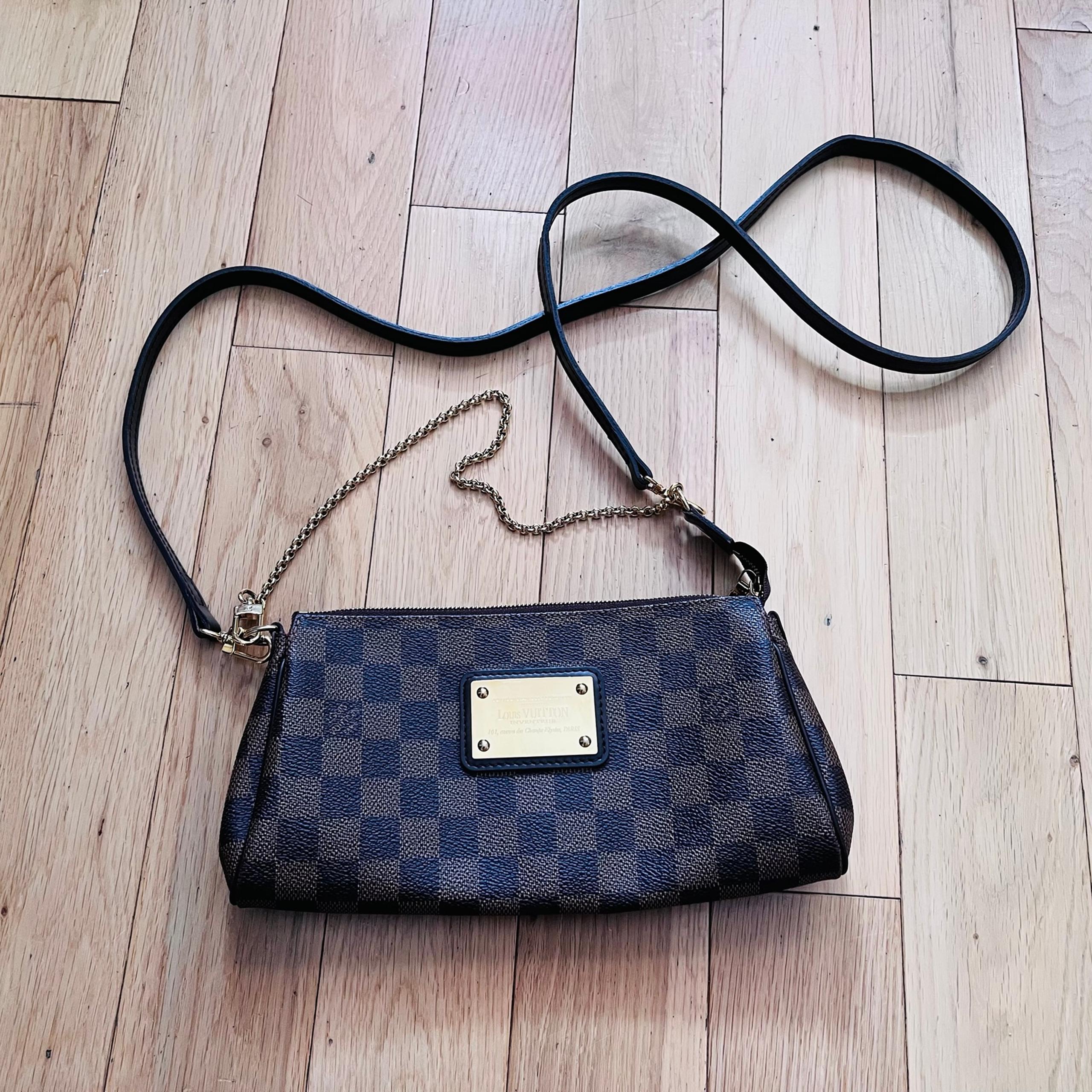 Louis Vuitton Damier Ebene Eva Shoulder Bag