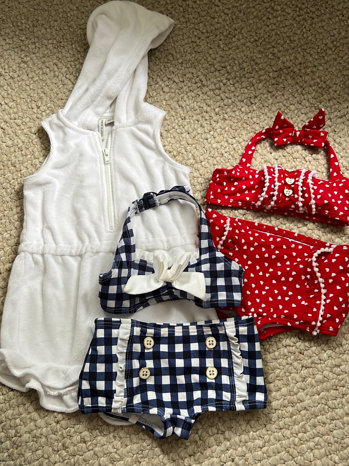 Baby girl Janie and Jack swim set