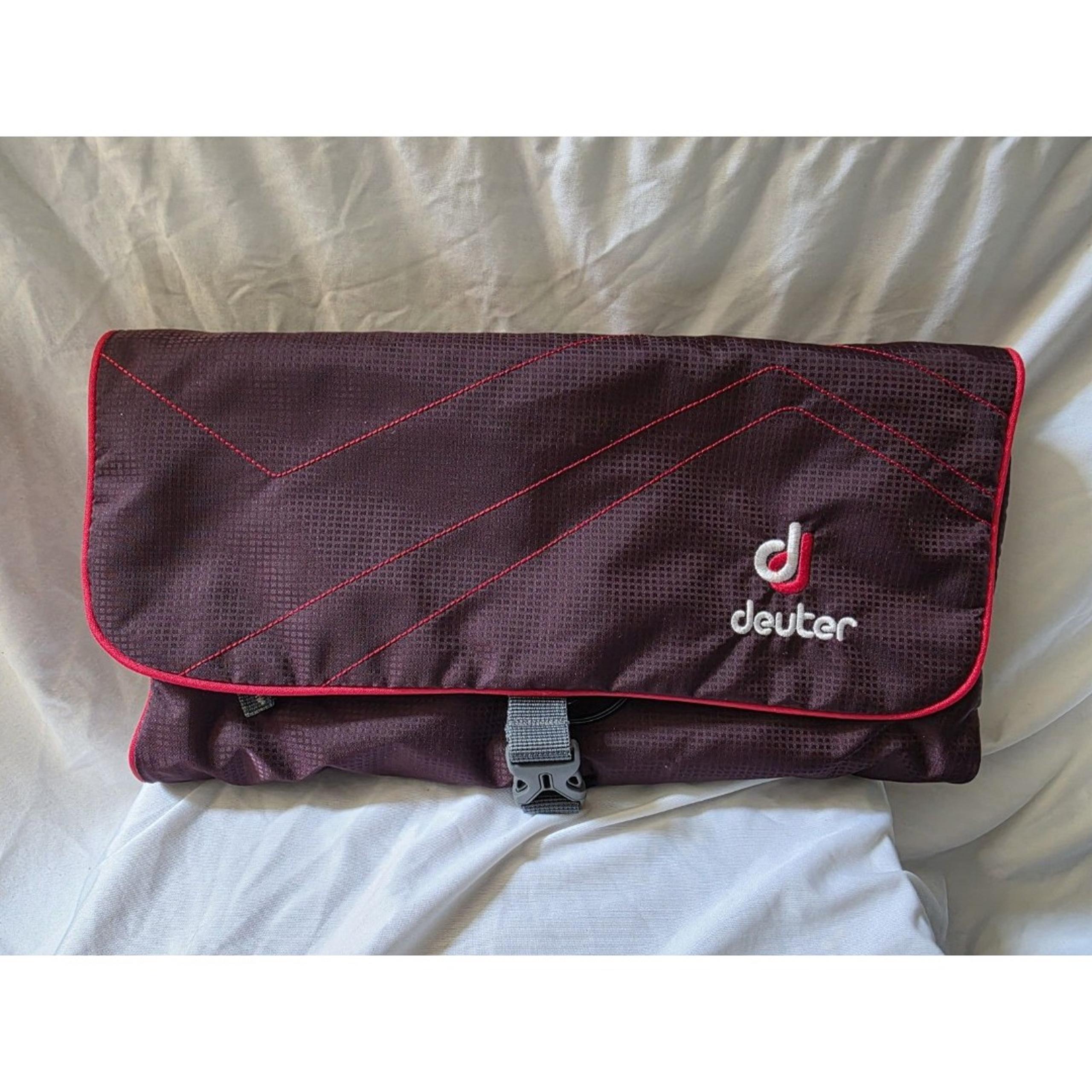 Deuter Wash Bag Beauty Case Toiletry Bag Travel Bag Folding Pockets Hanging EUC