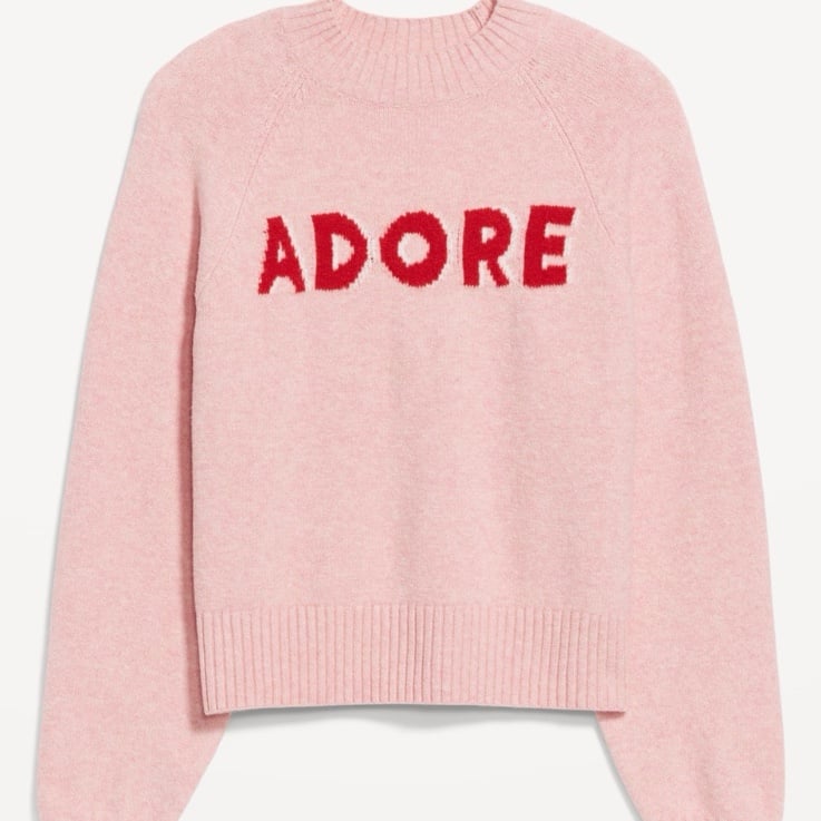 NWT OLD NAVYSoSoft Loose Valentine Sweater Color:ADORE Product Details We call i