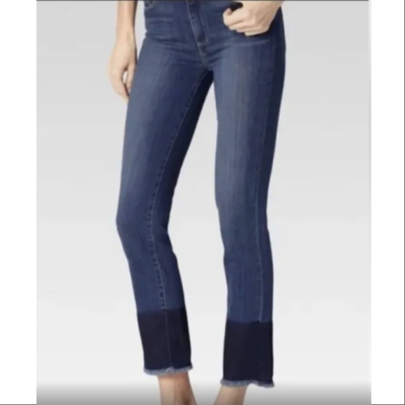 Paige Jacqueline Straight Cropped Jeans size 27