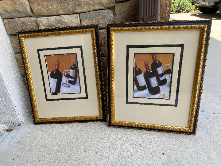Framed Kitchen/Bar Pictures