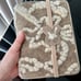 Customized leather wool planner cover, A6/MED XL/Franklin Covey