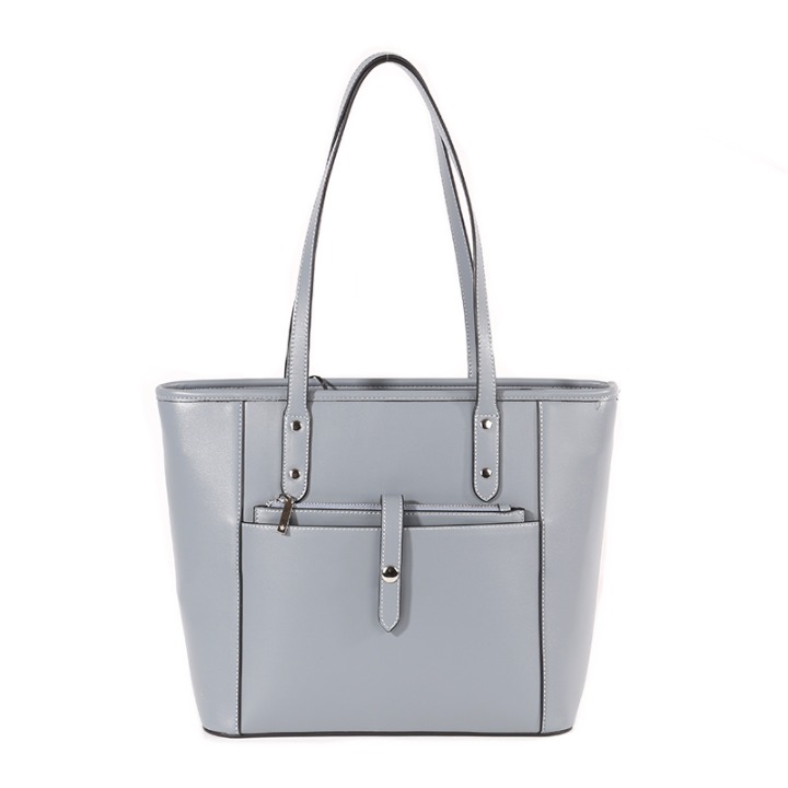 Factory Supplier Simple PU Leather Shoulder Tote Bag Handbags for Women