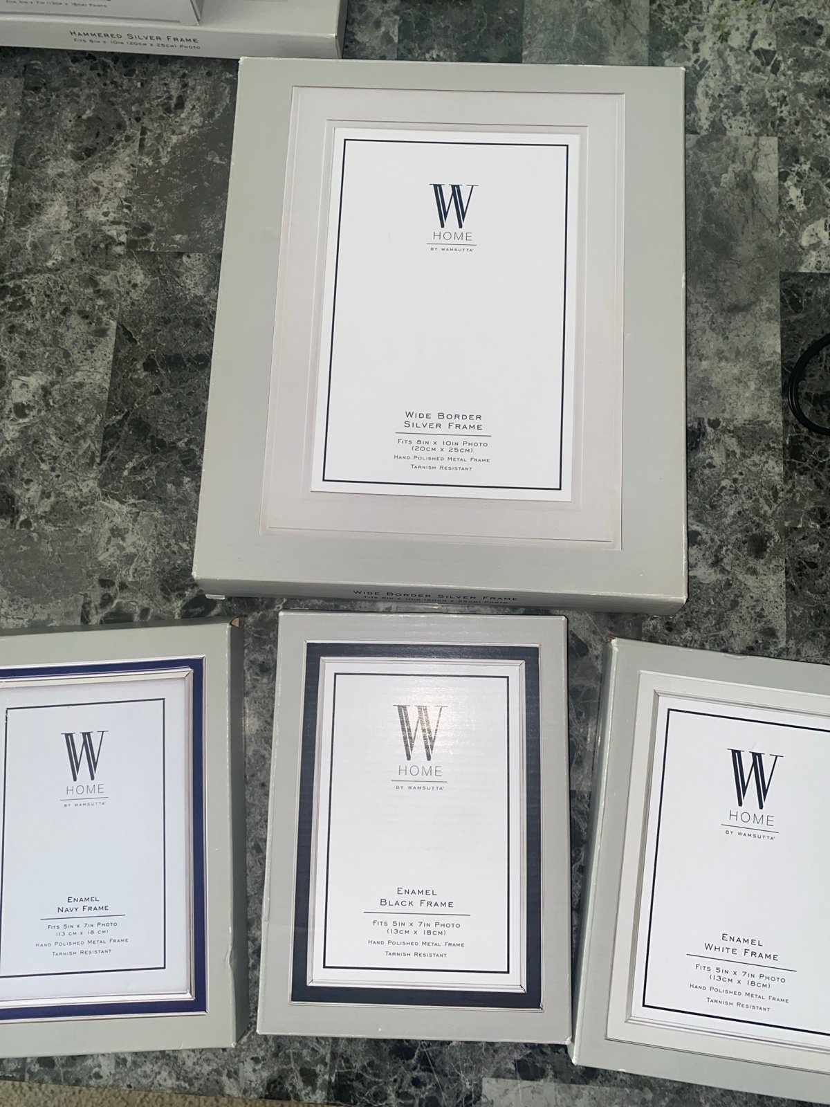 4 Pc W Home Picture Frame Set