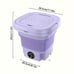 Portable Mini 2.11gal Folding Automatic Washing Machine, Multi-functional