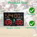 Basketball Scoreboard with Timer Clock, Digital Scoreboard with Remote