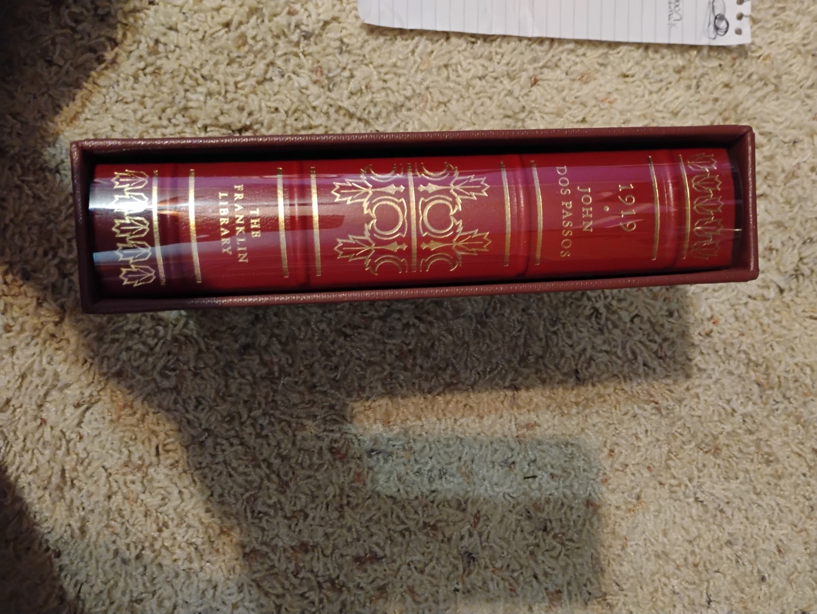 1919 John Dos Passos 1978 Franklin Library limited edition book