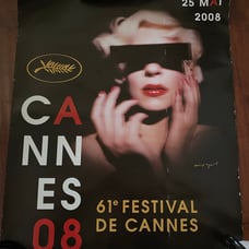 ORIGINAL FRENCH 2008, 61e FESTIVAL De CANNES 23 x 31 Poster LARGE DAVID LYNCH