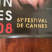 ORIGINAL FRENCH 2008, 61e FESTIVAL De CANNES 23 x 31 Poster LARGE DAVID LYNCH