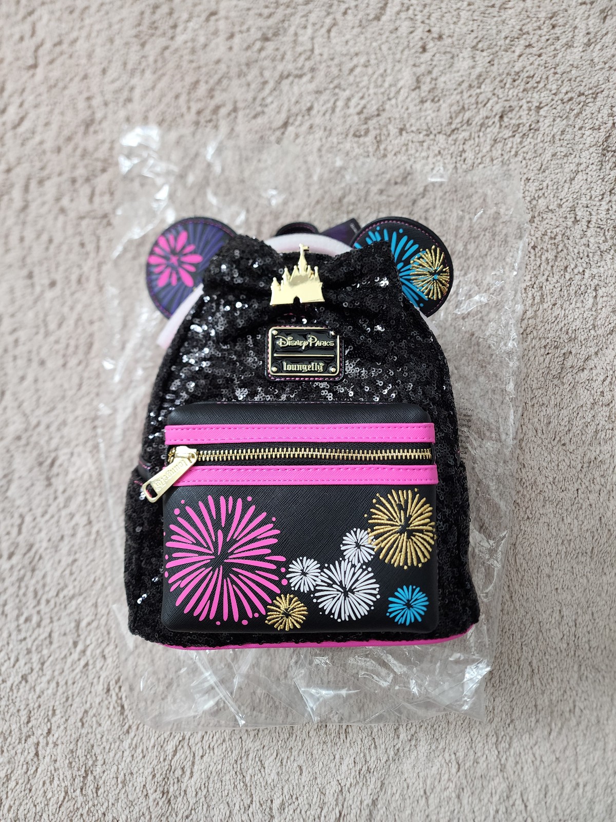 NWT Disney Minnie Mouse Main Attraction December Loungefly Backpack