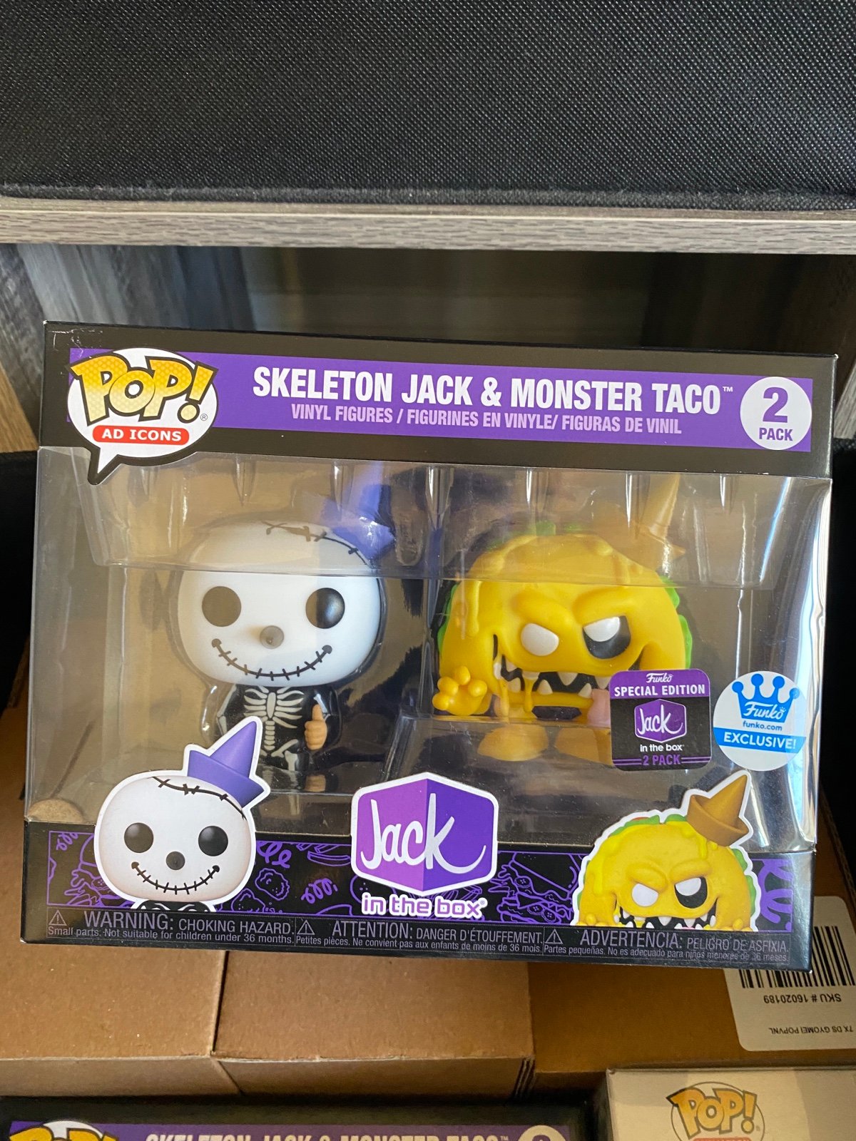 Funko Skeleton Jack and Monster Taco