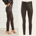 NWT New 200 Guess Marciano Nova Faux-Leather Skinny Brown Pant Size 2