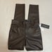 NWT New 200 Guess Marciano Nova Faux-Leather Skinny Brown Pant Size 2