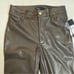 NWT New 200 Guess Marciano Nova Faux-Leather Skinny Brown Pant Size 2