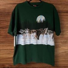 Vintage Habitat 1991 Devils Tower Wyoming Signal Sports Single Stitch LG T Shirt