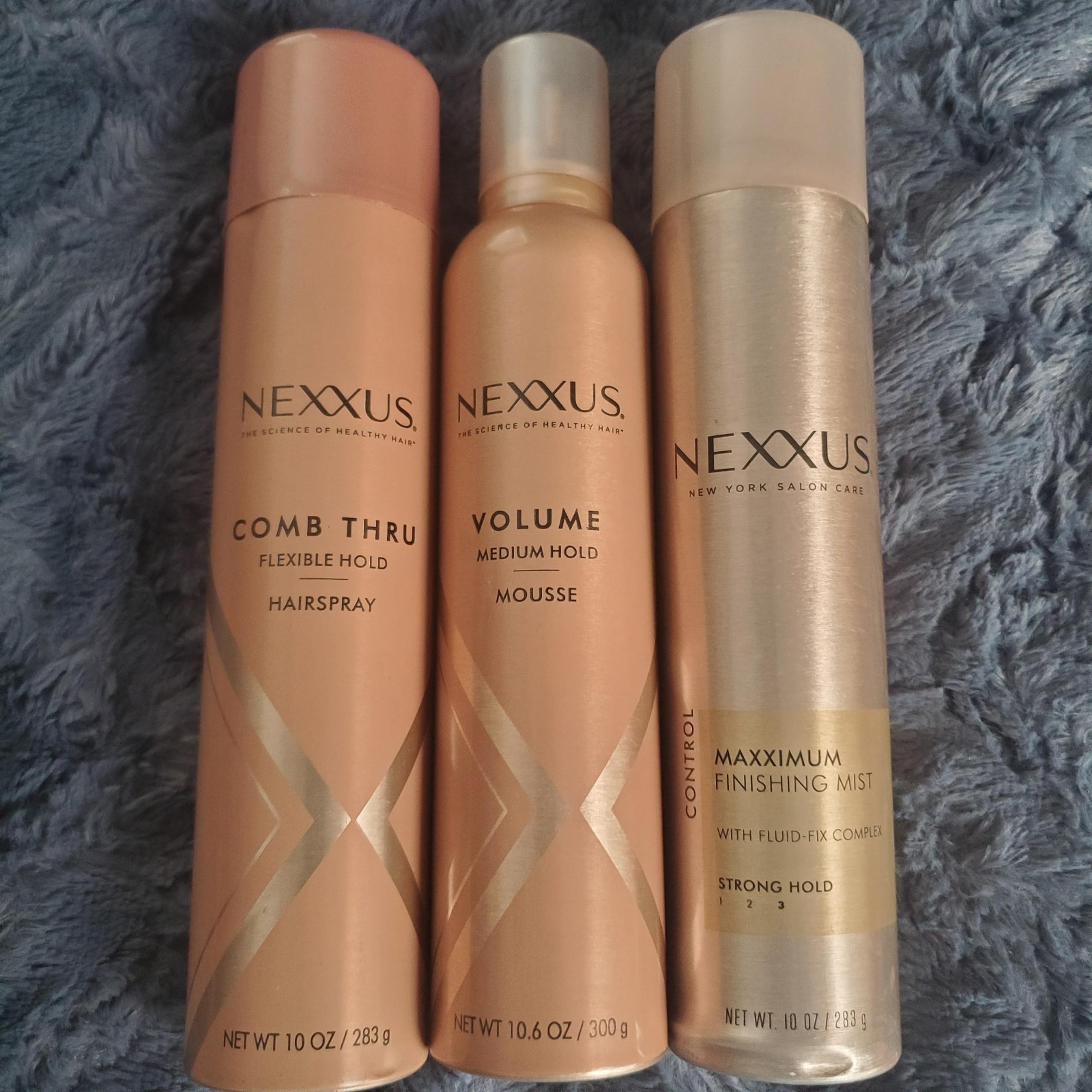 Nexxus Finishing Sprays and Volume Mousse