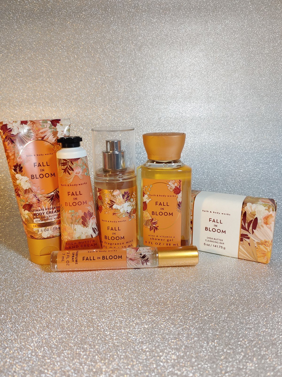 Bath & Body Works Fall In Bloom 6 Piece Set.