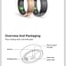 QRing Smart Ring Fitness Tracker IP68 Waterproof (Rose Golden) Size 8