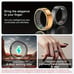 QRing Smart Ring Fitness Tracker IP68 Waterproof (Rose Golden) Size 8