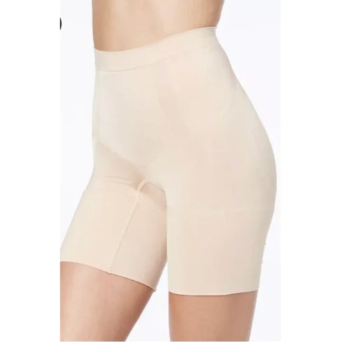 Spanx High Waist Shapewear Mid-Thigh Sculpting Short Soft Nude Size XL NWOT