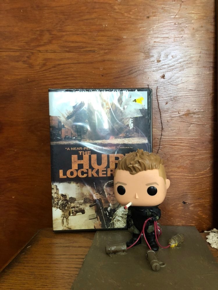 Jeremy Renner custom Pop! with DVD