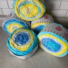 Lion Brand Ice Cream Deluxe yarn 5oz/142g - Southwick lot of 6