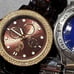 Fossil bundle of watches blue face bronze face