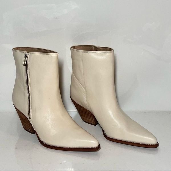 Sam Edelman Jane Leather Western Boots Size: 11