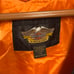 Vintage HARLEY-DAVIDSON Nylon Bomber Racing Jacket Black White Orange sz XSmall