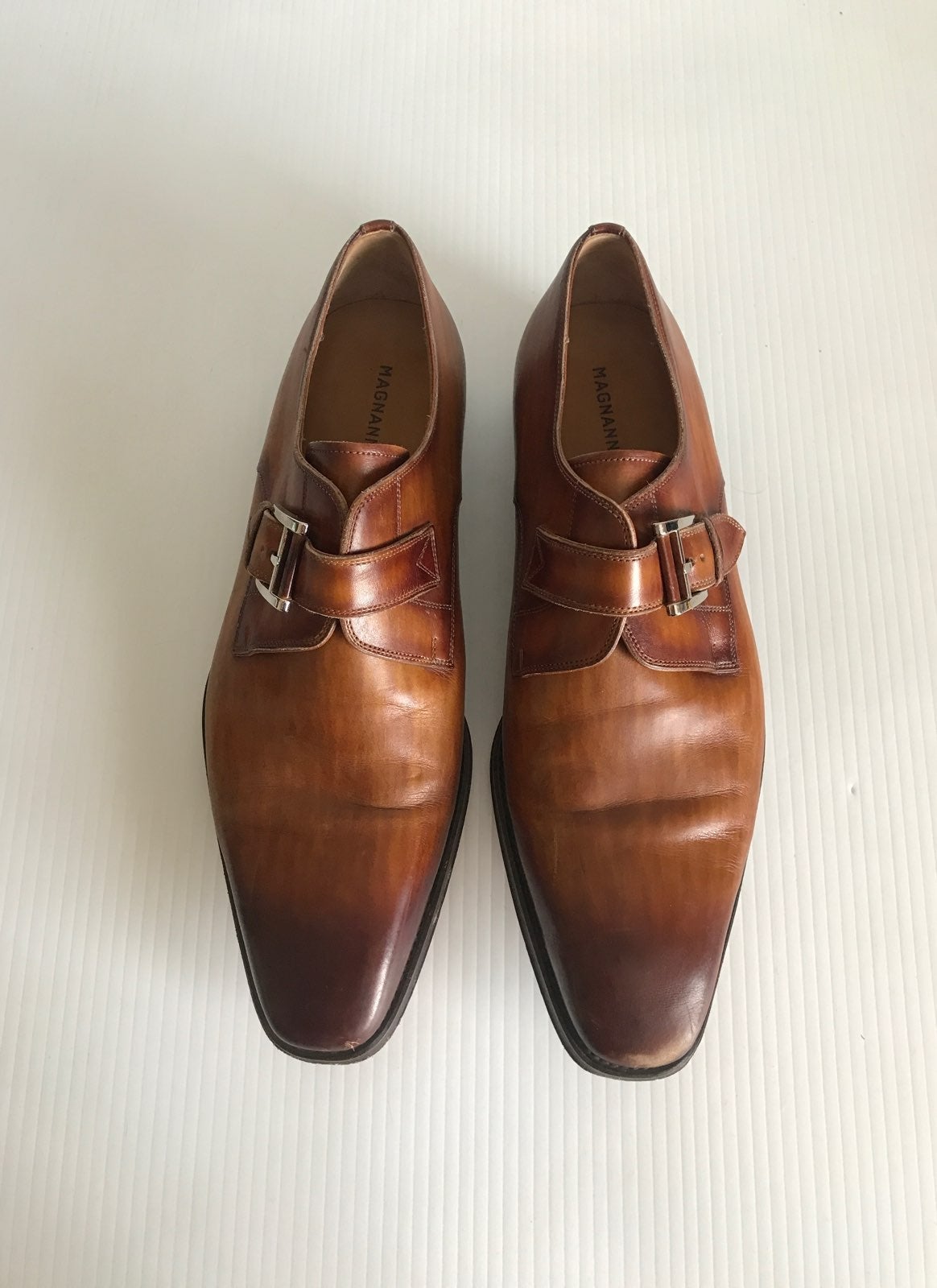 Magnanni Marco Plain Toe Monk Shoe