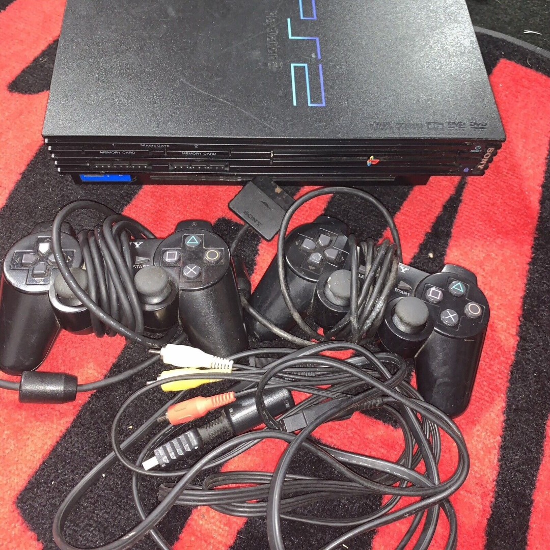 SONY Playstation 2 PS2 Console Complete Video Game System WORKING Ready to Play