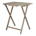 Folding XL oversized pallet table gray, 24x18x26 inch