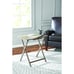 Folding XL oversized pallet table gray, 24x18x26 inch