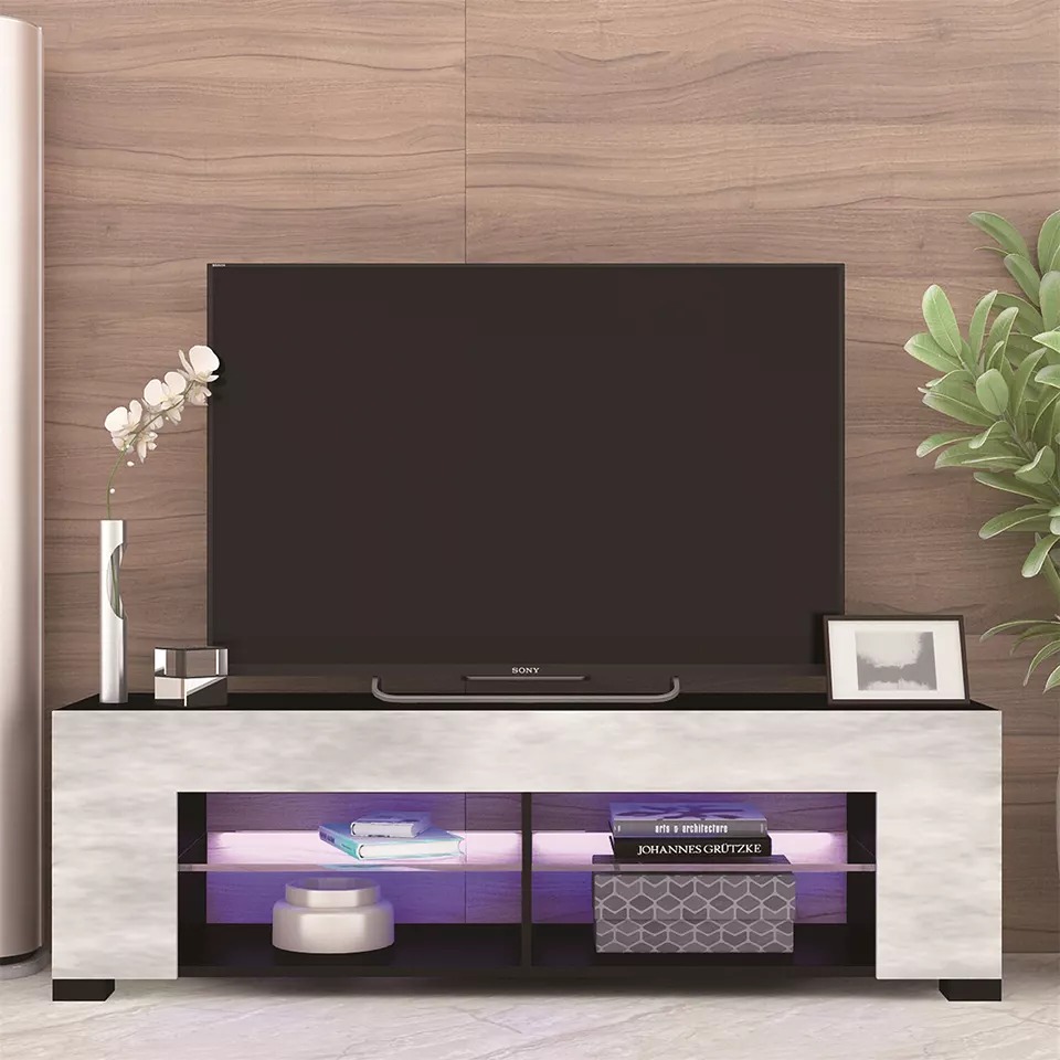 LED TV Stand Cabinet Entertainment Center Media Console Table for 60''-70'' TV