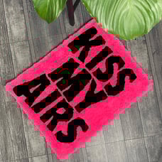 Hand made “Kiss My Airs” tufted rug