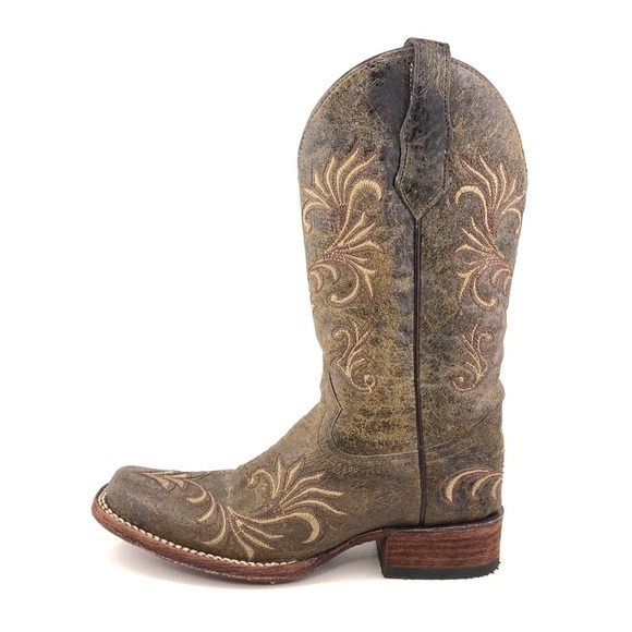 Circle G by Corral Filigree Embroidered Western Boots 6.5M