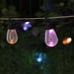 3 Light Outdoor 48' Solar LED String Light-bih659