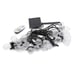 3 Light Outdoor 48' Solar LED String Light-bih659