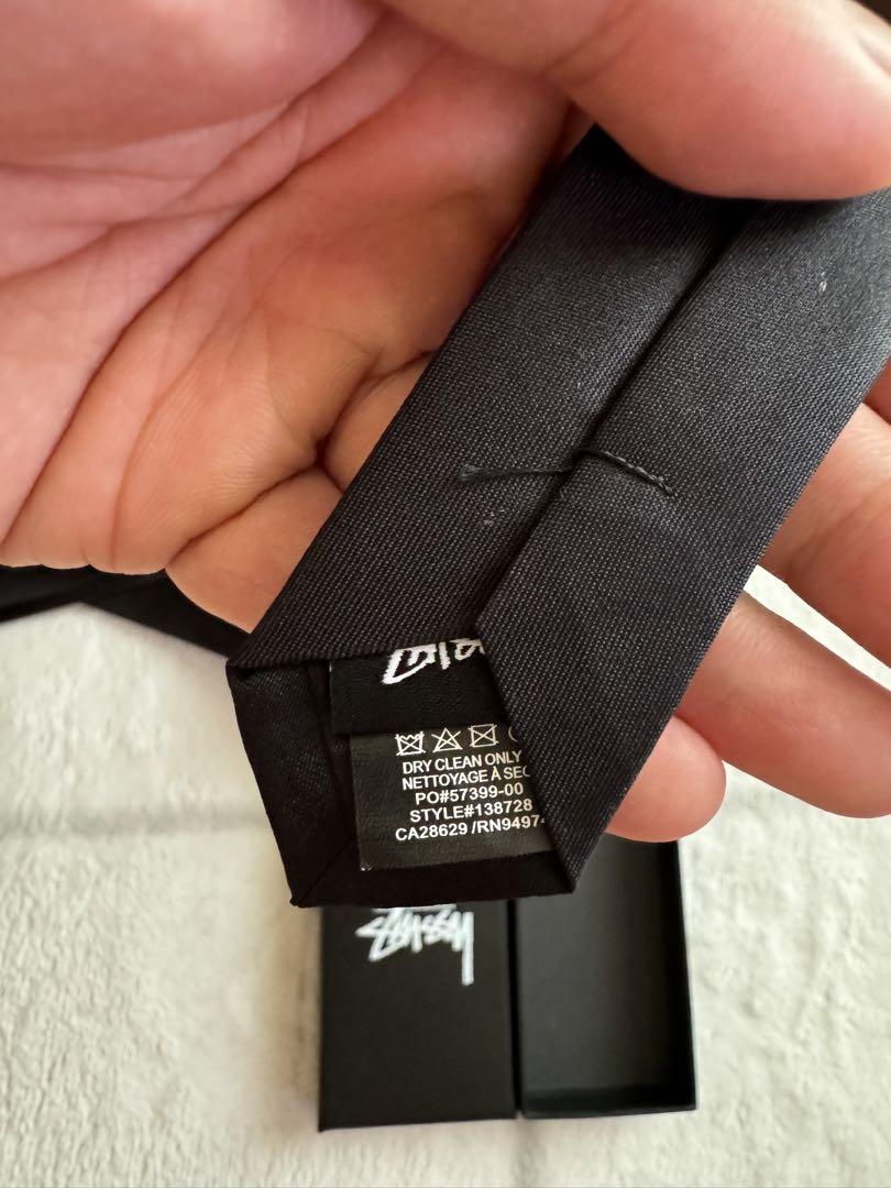 Stussy ransom jacquard tie Necktie Box