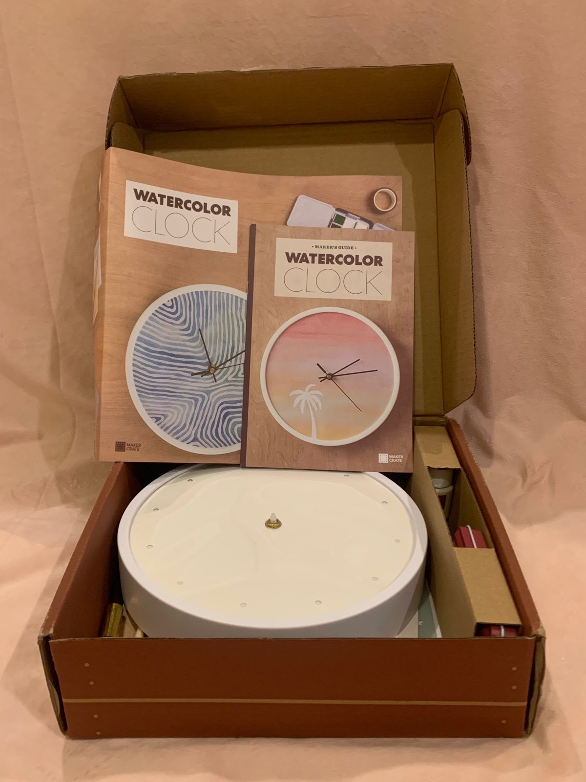 KiwiCo kit Watercolor Clock