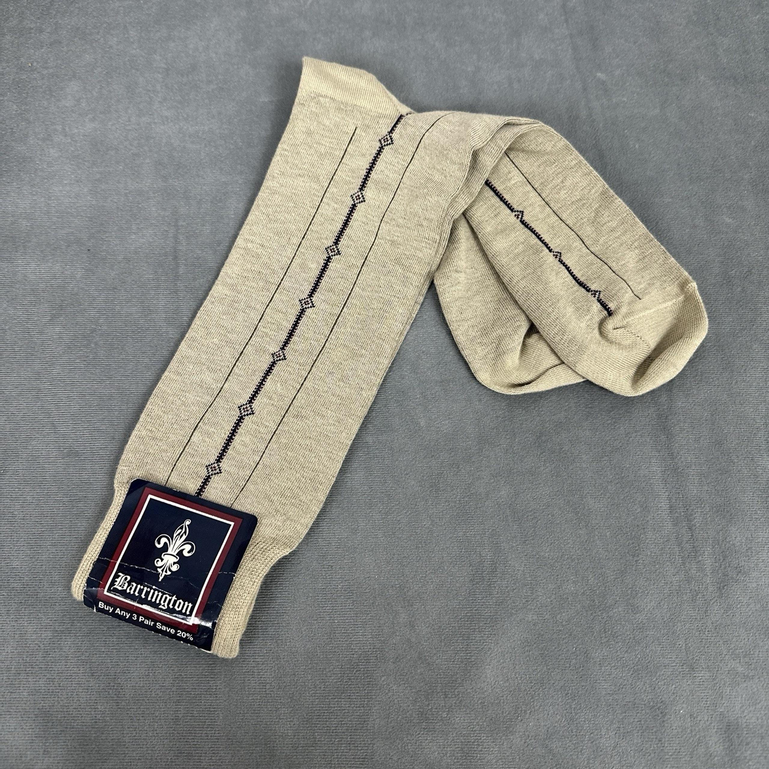 Vintage Barrington Dress Socks Sears NOS New Mens Fits 10-13 Shoe Size 6-12.5