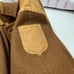 New Vtg Xibinia womens Wool Suede Dress Coat brown Lined Size 42 Made In Italy