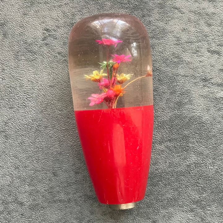 RARE! Vintage Japan Dried Flower Shift Gear Knob JDM Thread Size 8mm x 1.25 NOS