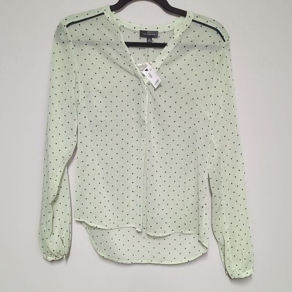 NWT The Limited Green Blouse