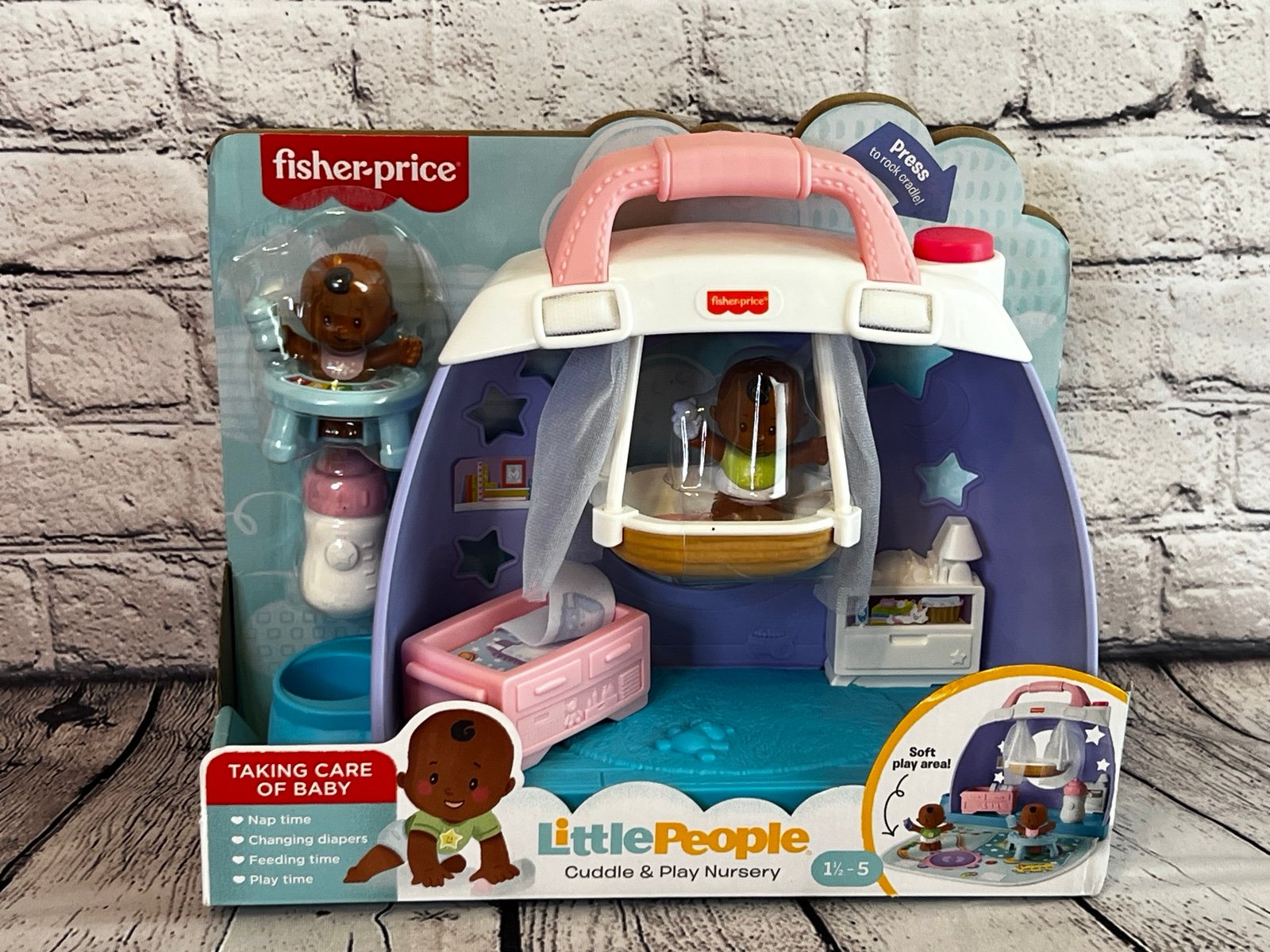 Fisher Price Little People Cuddle & Play Nursery Set