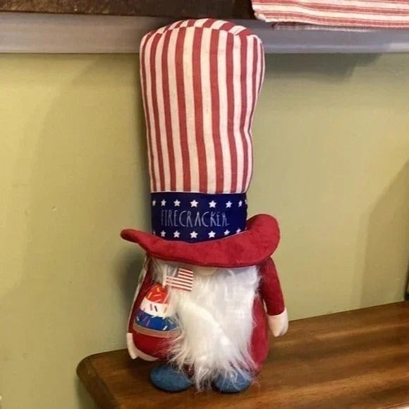 Rae Dunn FIRECRACKER weighted gnome