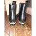 New Size 9 JustFab Black Pearl Booties Chelsea Boots Ankle Boots Pull On