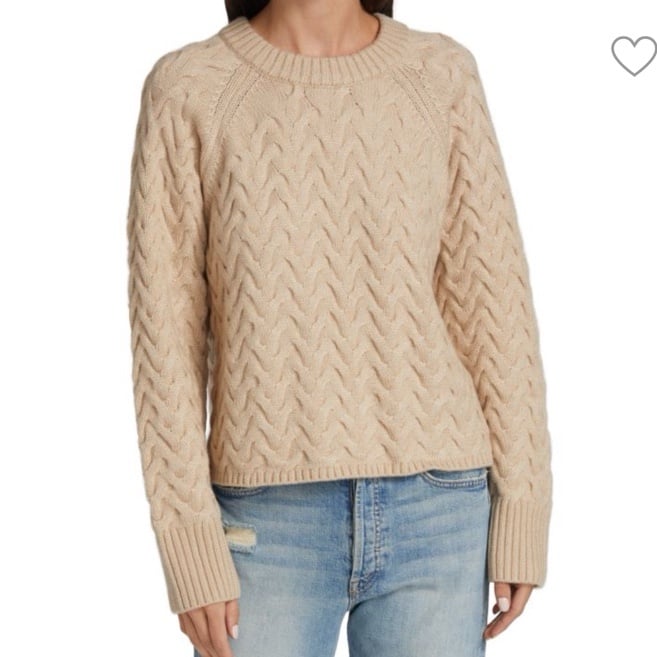 NWT • dh New York Elle Chevron-Knit Sweater - size S