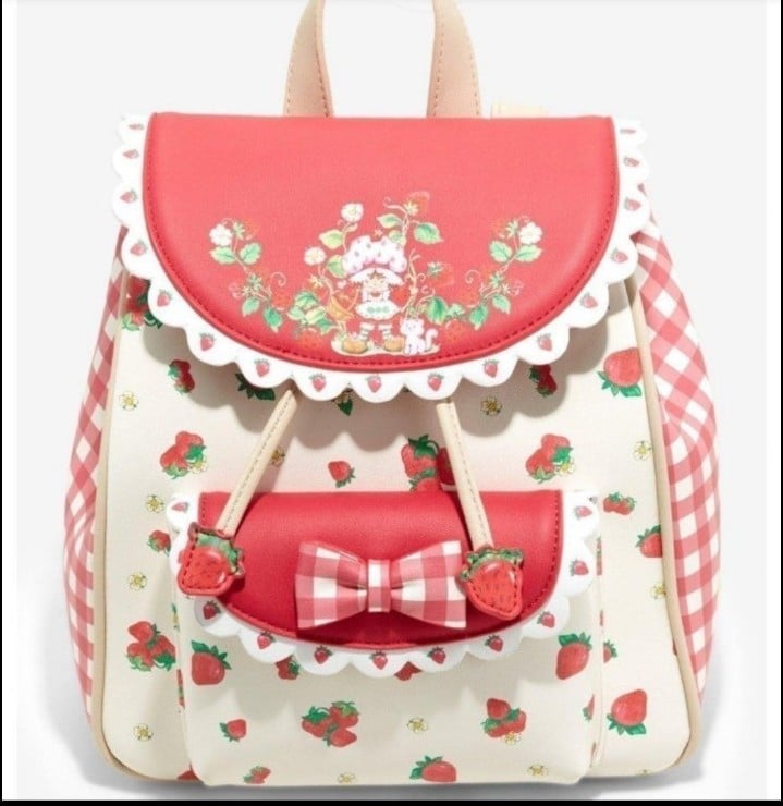 Strawberry Shortcake Gingham Backpack